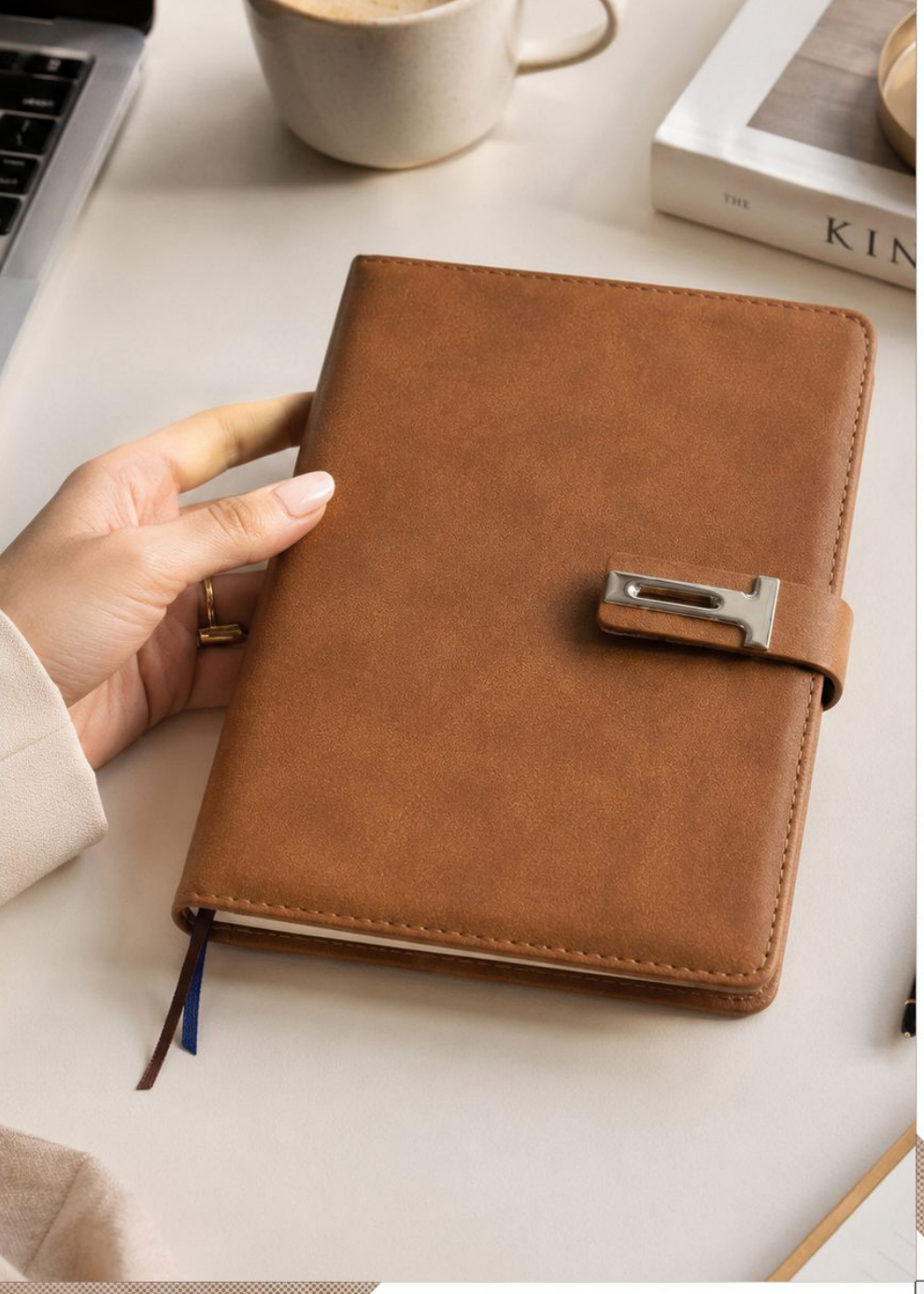 V-739 Contemporary Matte Grain Corporate Diary